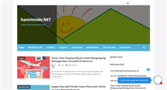 Desktop Screenshot of hanivinside.net